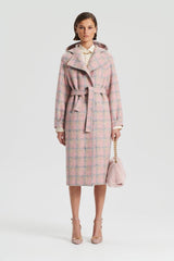 Coats | Women Scanlan Theodore PLAID HOODED DUFFLE Rosa