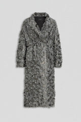 Coats | Women Scanlan Theodore TINSEL FRINGE COAT Dark.silver