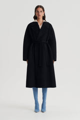 Coats | Women Scanlan Theodore WOOL SOFT COAT Black