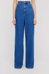Denim | Women Scanlan Theodore DENIM DRAPE LEG JEAN Blue.11.75