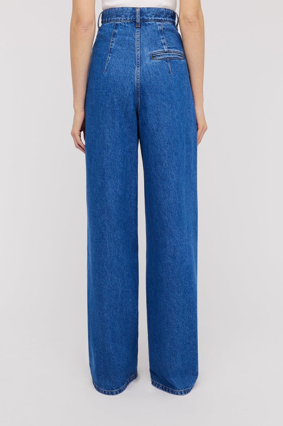 Denim | Women Scanlan Theodore DENIM DRAPE LEG JEAN Blue.11.75