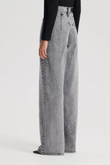 Denim | Women Scanlan Theodore DENIM DRAPE LEG JEAN Charcoal.g