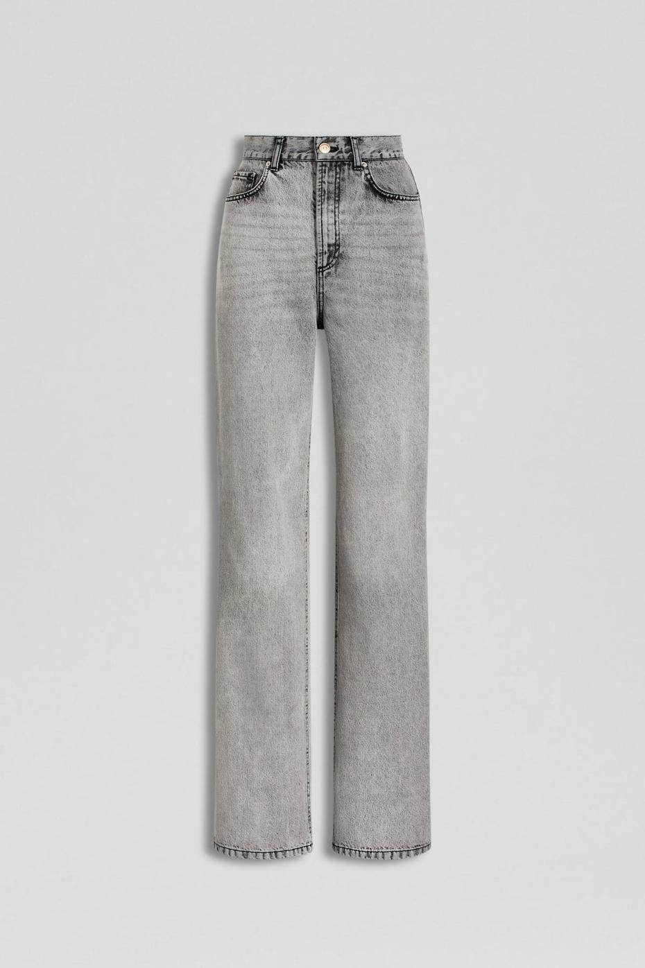 Denim | Women Scanlan Theodore DENIM DRAPE LEG JEAN Charcoal.g