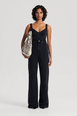 Denim | Women Scanlan Theodore DENIM DRAPE LEG JEAN Washed.black.g