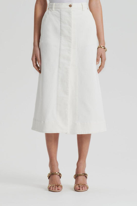 Denim | Women Scanlan Theodore DENIM SKIRT Natural.11.5