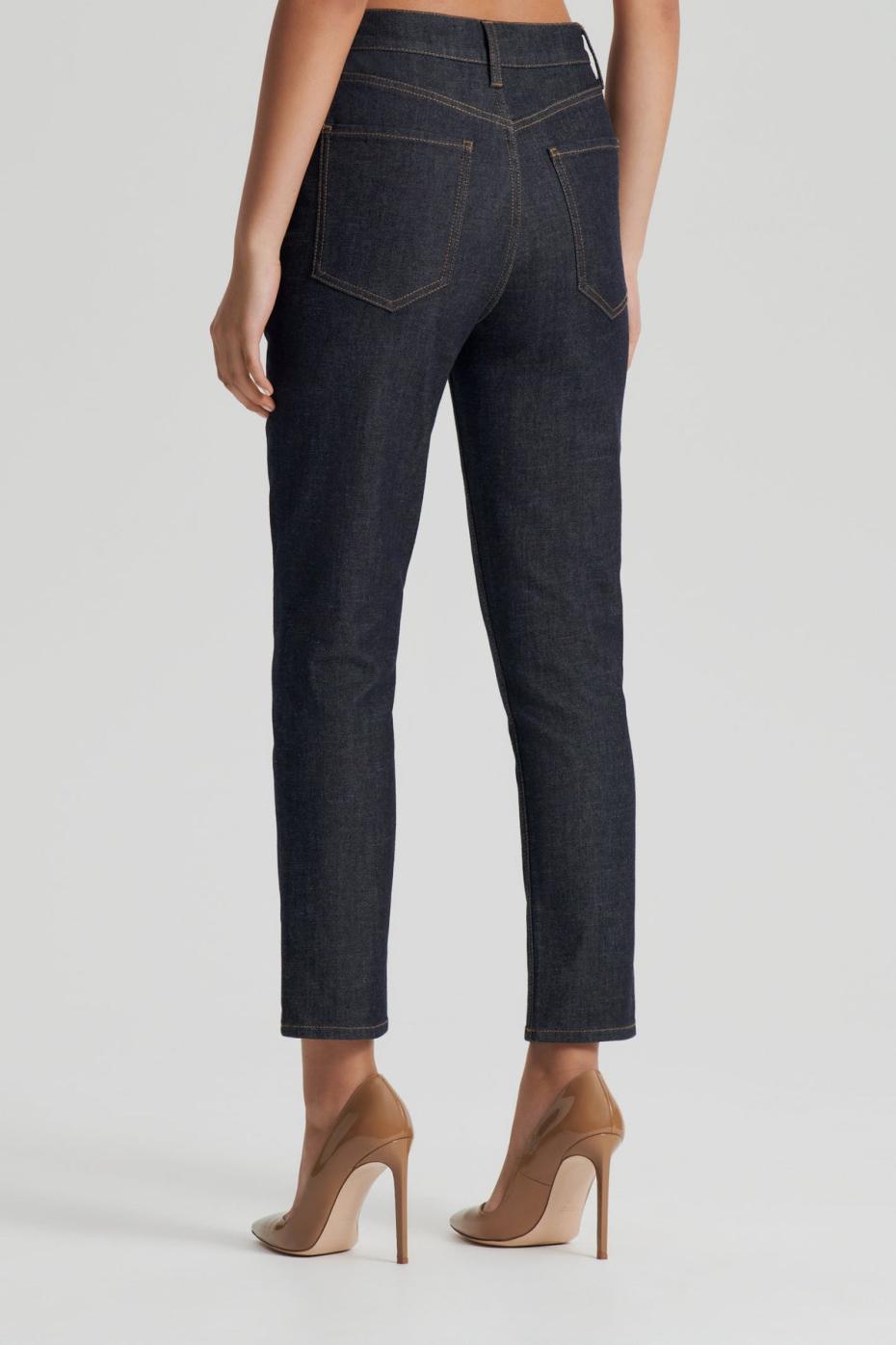 Denim | Women Scanlan Theodore HIGH RISE STRAIGHT CROP JEAN Indigo12.75