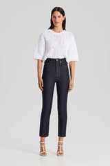Denim | Women Scanlan Theodore HIGH RISE STRAIGHT CROP JEAN Indigo12.75