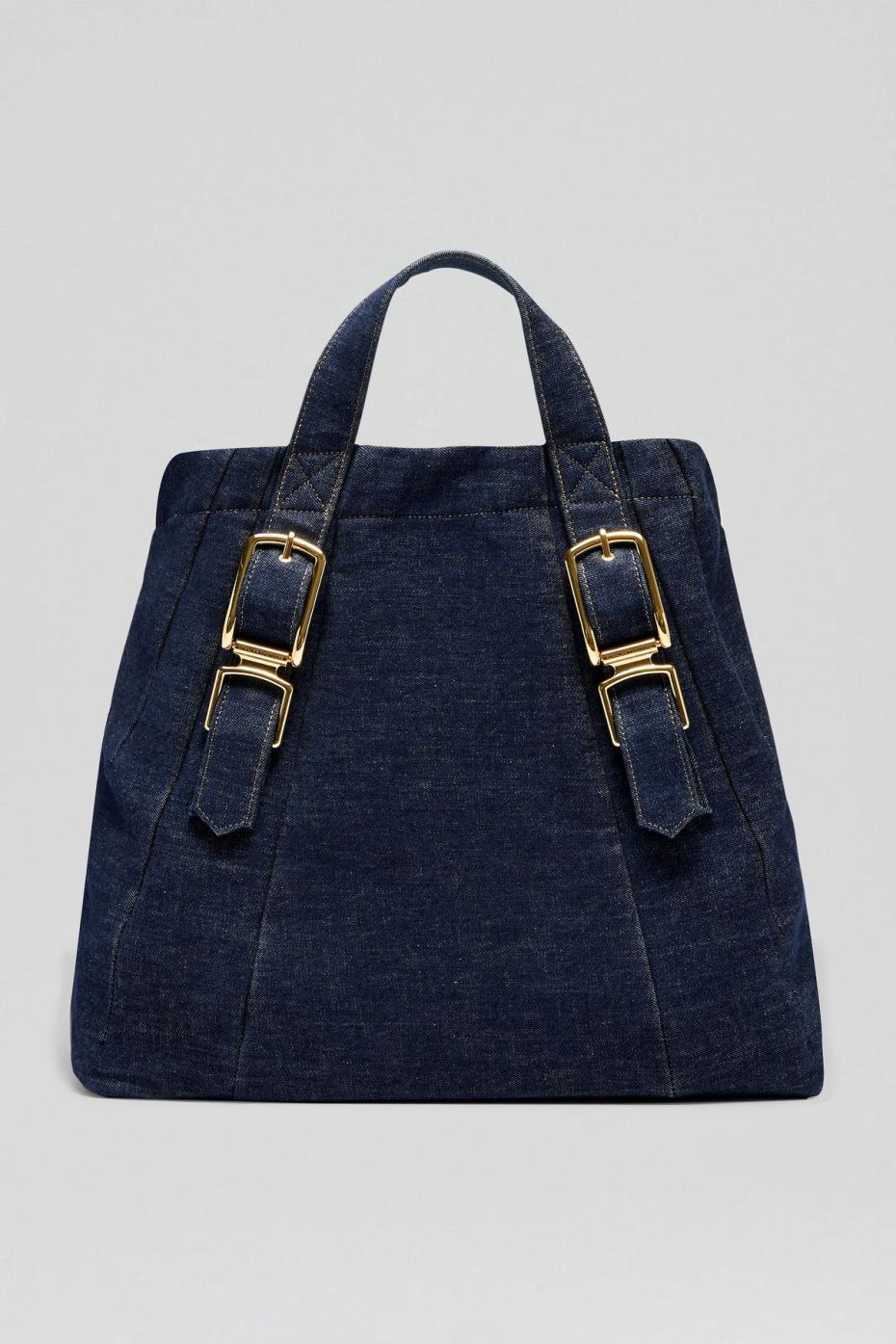 Denim | Women Scanlan Theodore TAILORED DENIM TOTE Indigo.b