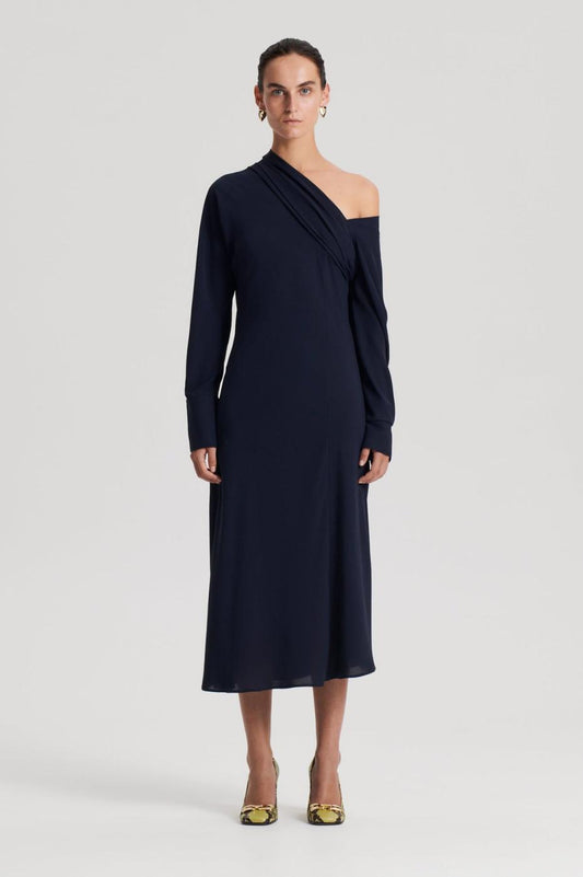Dresses | Women Scanlan Theodore CRAVAT DRESS Navy
