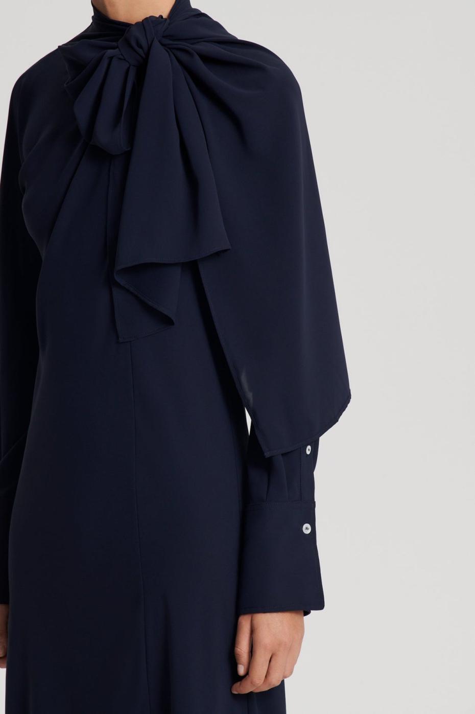 Dresses | Women Scanlan Theodore CRAVAT DRESS Navy