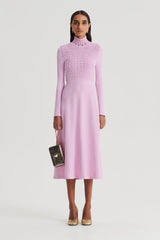 Dresses | Women Scanlan Theodore CREPE KNIT DAISY DRESS Mauve