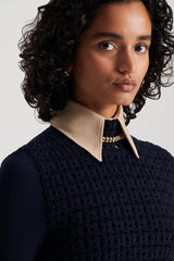 Dresses | Women Scanlan Theodore CREPE KNIT DAISY DRESS Navy