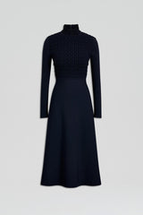 Dresses | Women Scanlan Theodore CREPE KNIT DAISY DRESS Navy