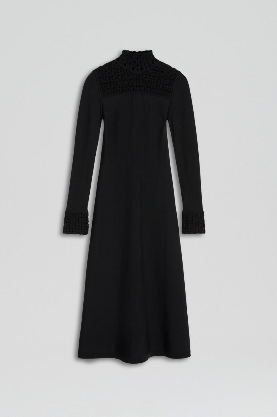 Dresses | Women Scanlan Theodore CREPE KNIT DAISY POLO DRESS Black