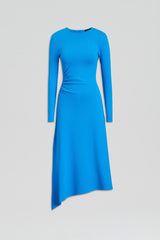 Dresses | Women Scanlan Theodore CREPE KNIT DRAPE GATHER DRESS Sapphire