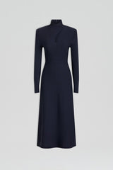 Dresses | Women Scanlan Theodore CREPE KNIT TURBAN TWIST DRESS Navy