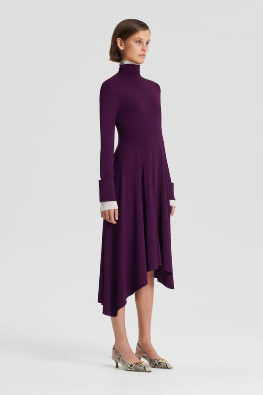 Dresses | Women Scanlan Theodore DRAPE HEM DRESS Mulberry