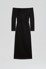 Dresses | Women Scanlan Theodore FRENCH BROCADE DRESS Black