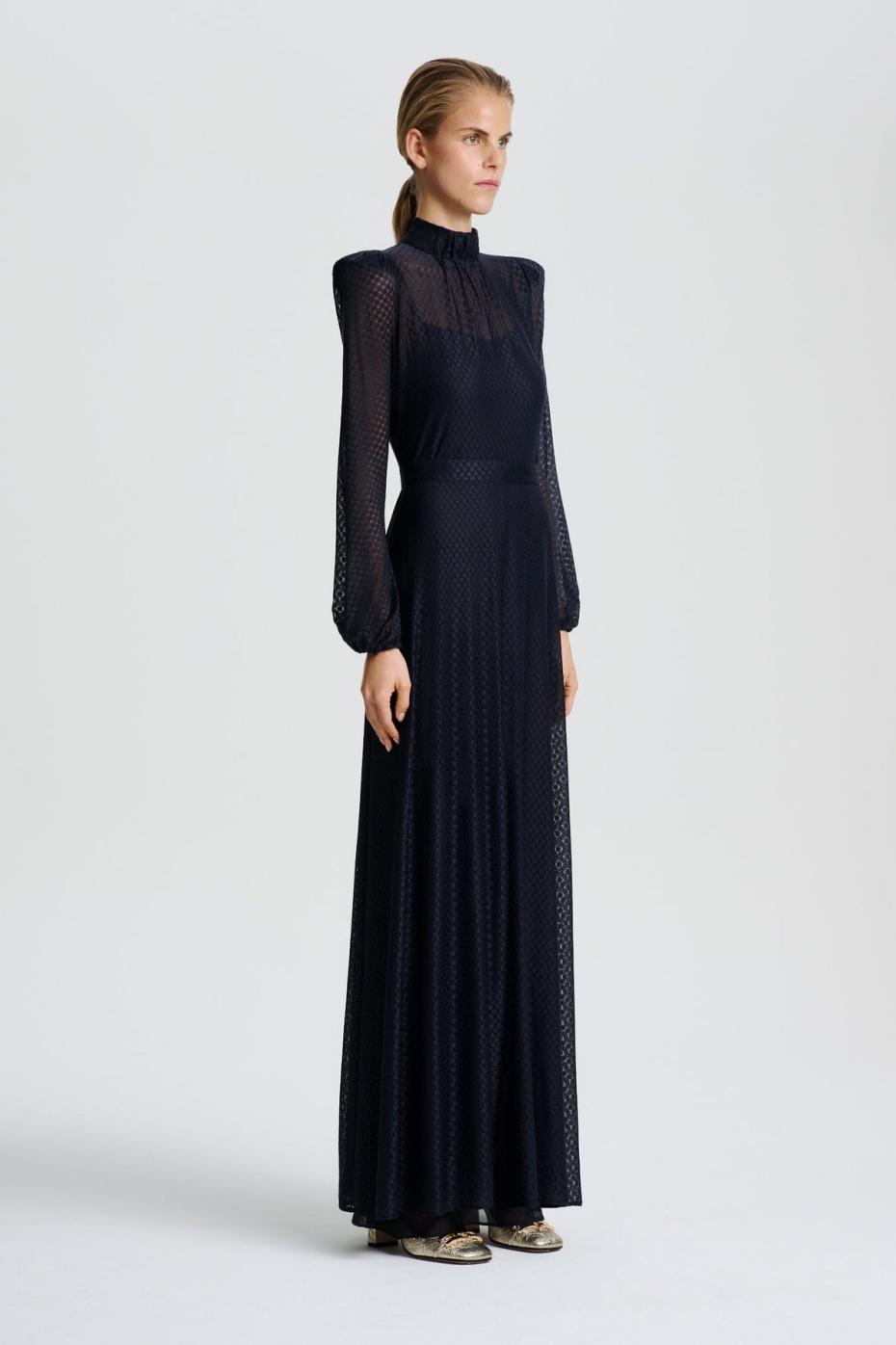 Dresses | Women Scanlan Theodore FRENCH LACE DRESS Navy