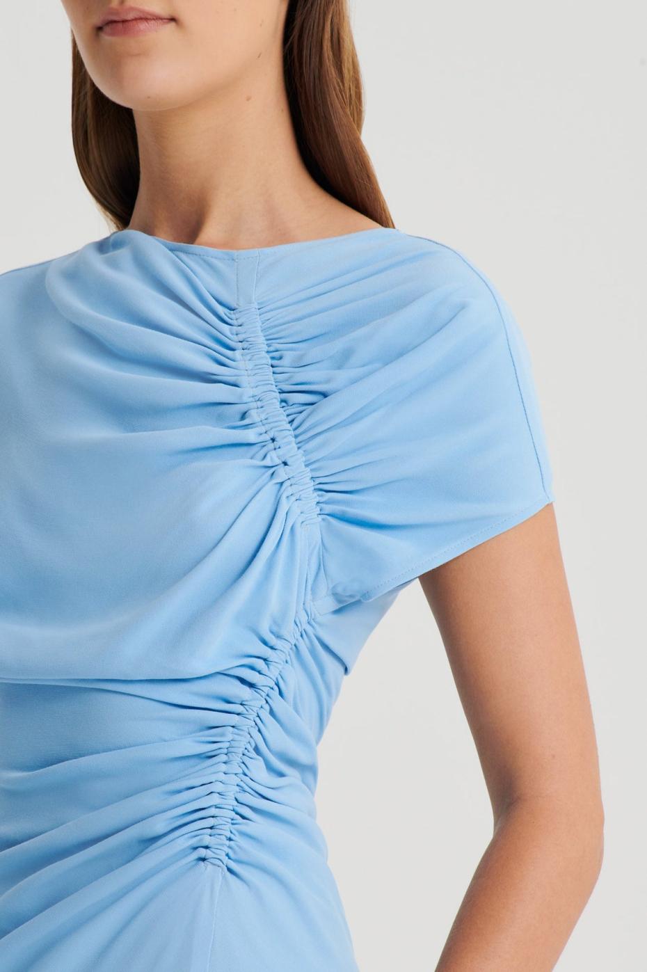 Dresses | Women Scanlan Theodore GATHERED DRAPE DRESS Sky