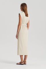 Dresses | Women Scanlan Theodore ITALIAN PATCH POCKET DRESS Nougat