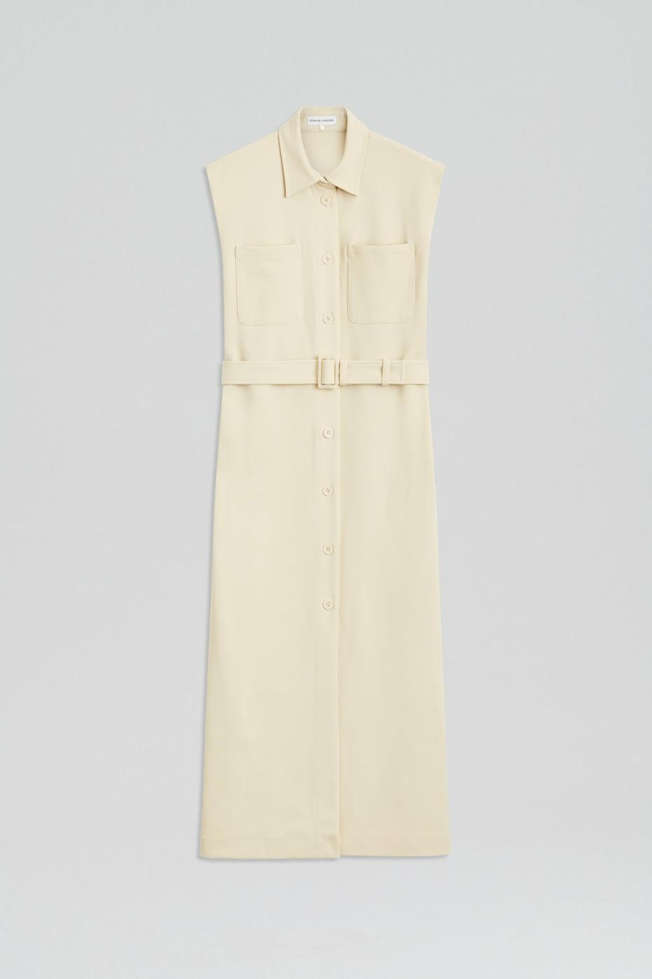 Dresses | Women Scanlan Theodore ITALIAN PATCH POCKET DRESS Nougat