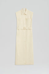 Dresses | Women Scanlan Theodore ITALIAN PATCH POCKET DRESS Nougat