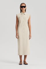 Dresses | Women Scanlan Theodore ITALIAN PATCH POCKET DRESS Nougat