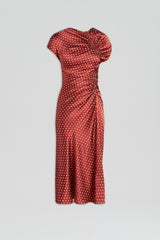 Dresses | Women Scanlan Theodore SATIN SPOT PRINT DRESS Amber