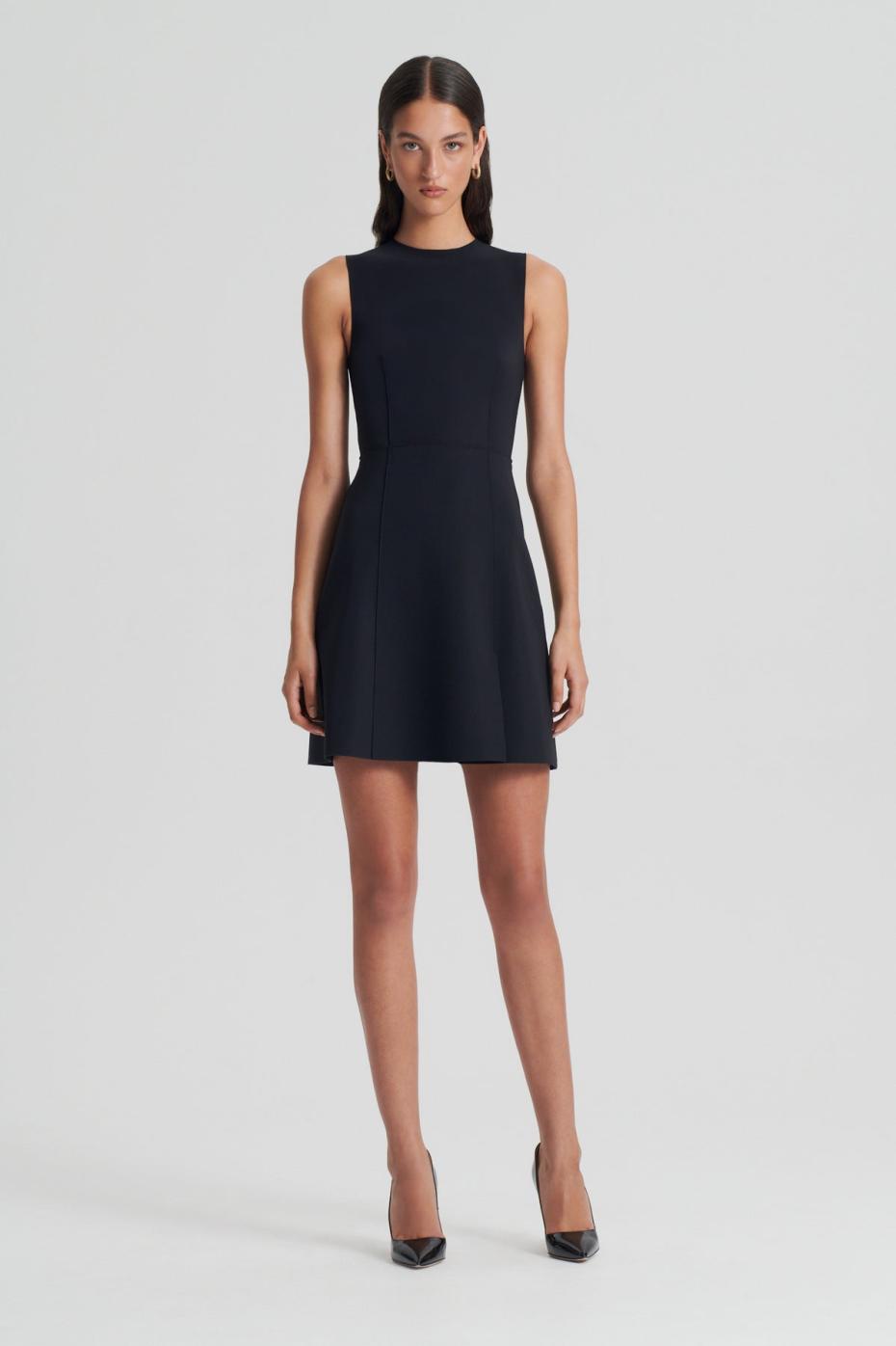 Dresses | Women Scanlan Theodore SCUBA MINI DRESS Black
