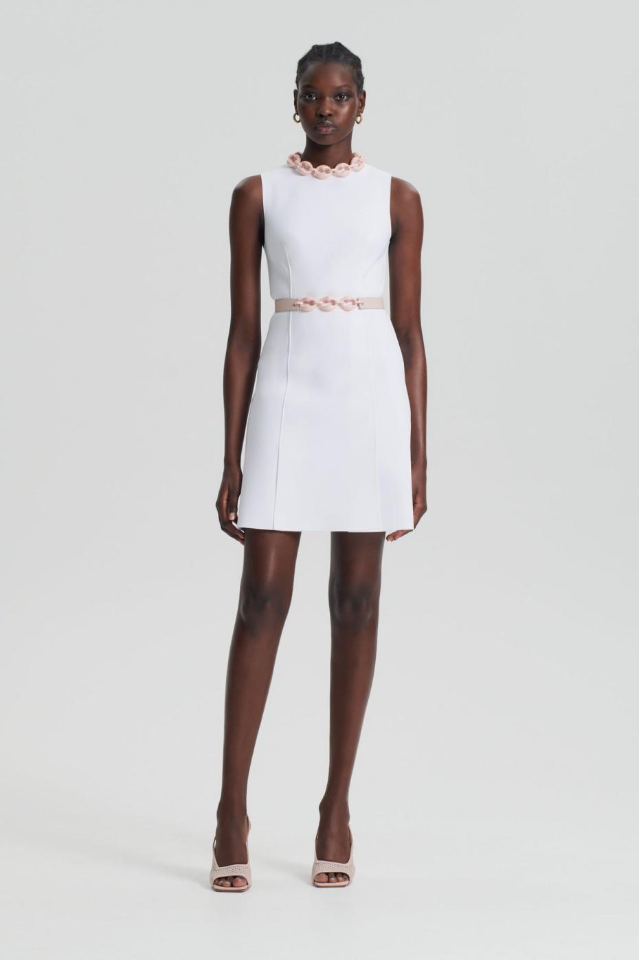 Dresses | Women Scanlan Theodore SCUBA MINI DRESS White