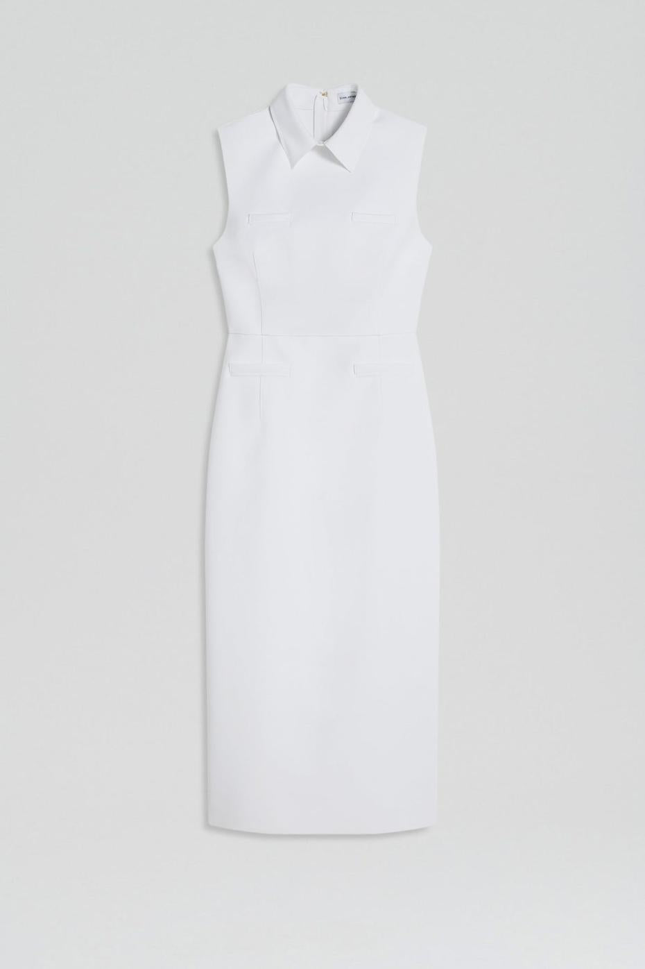Dresses | Women Scanlan Theodore SCUBA PENCIL DRESS White