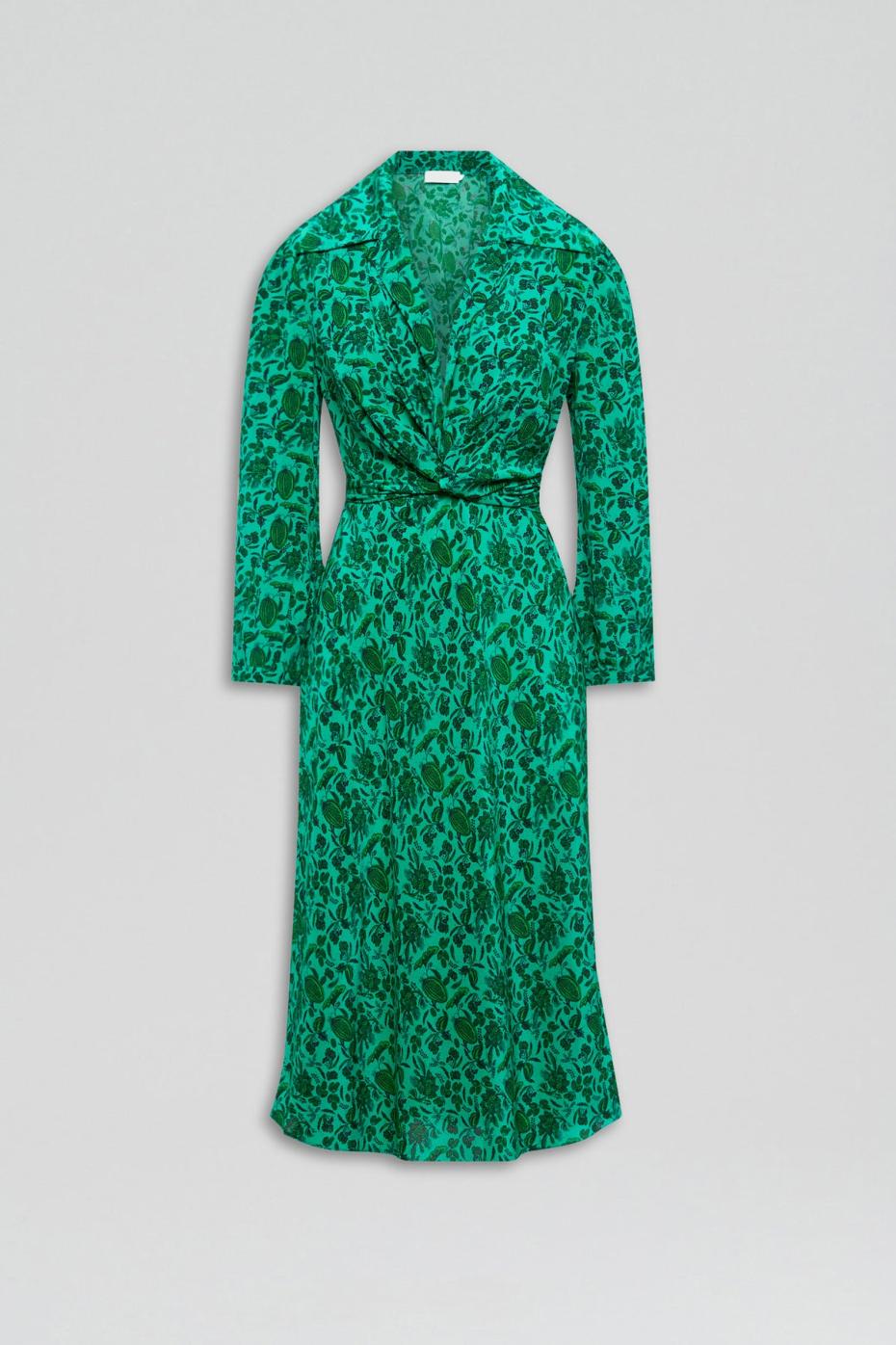 Dresses | Women Scanlan Theodore SILK BOTANICAL DRESS Verde