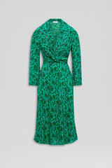 Dresses | Women Scanlan Theodore SILK BOTANICAL DRESS Verde