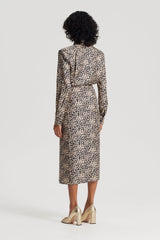 Dresses | Women Scanlan Theodore SILK FLORAL WRAP DRESS Navy