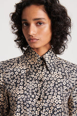 Dresses | Women Scanlan Theodore SILK FLORAL WRAP DRESS Navy