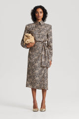 Dresses | Women Scanlan Theodore SILK FLORAL WRAP DRESS Navy