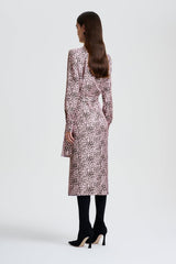Dresses | Women Scanlan Theodore SILK FLORAL WRAP DRESS Pink/black