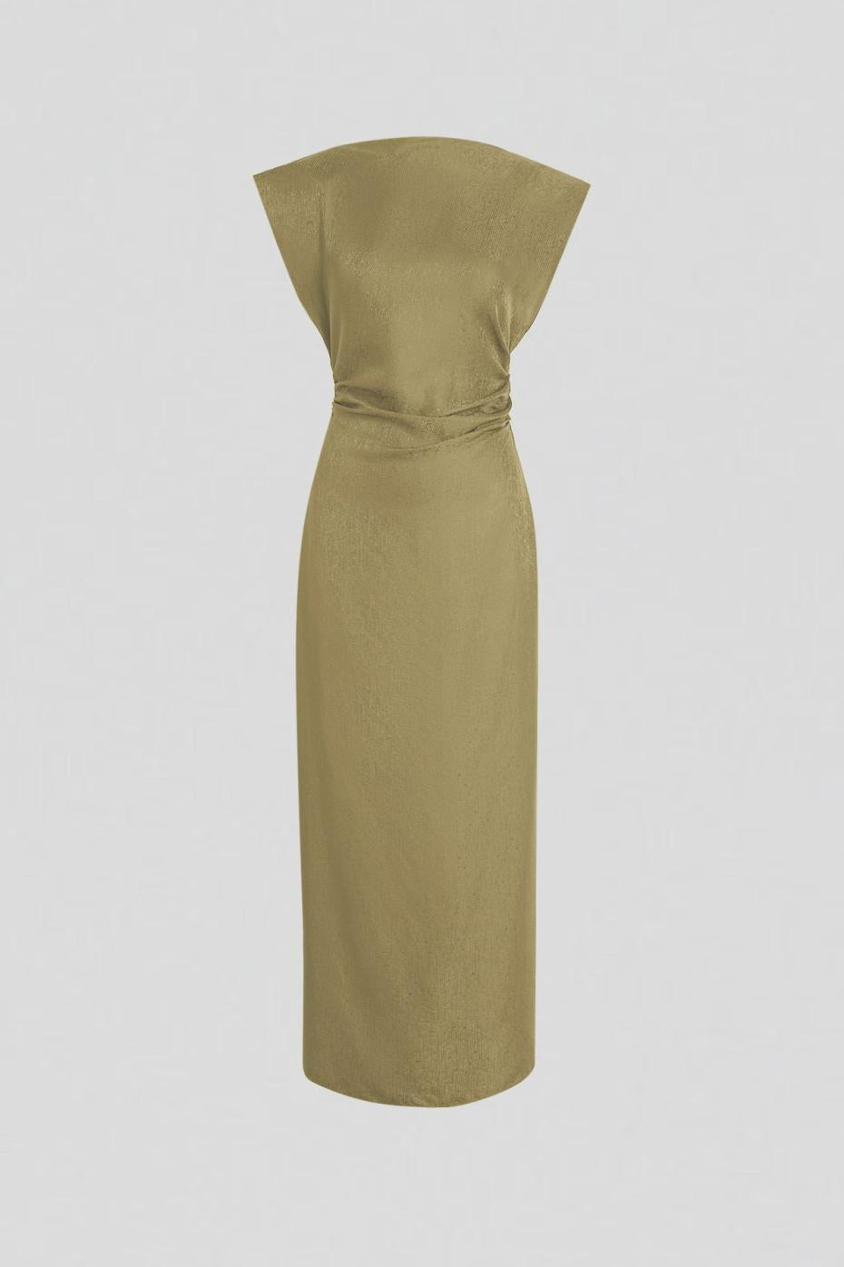 Dresses | Women Scanlan Theodore SILK JACQUARD DRESS Olive