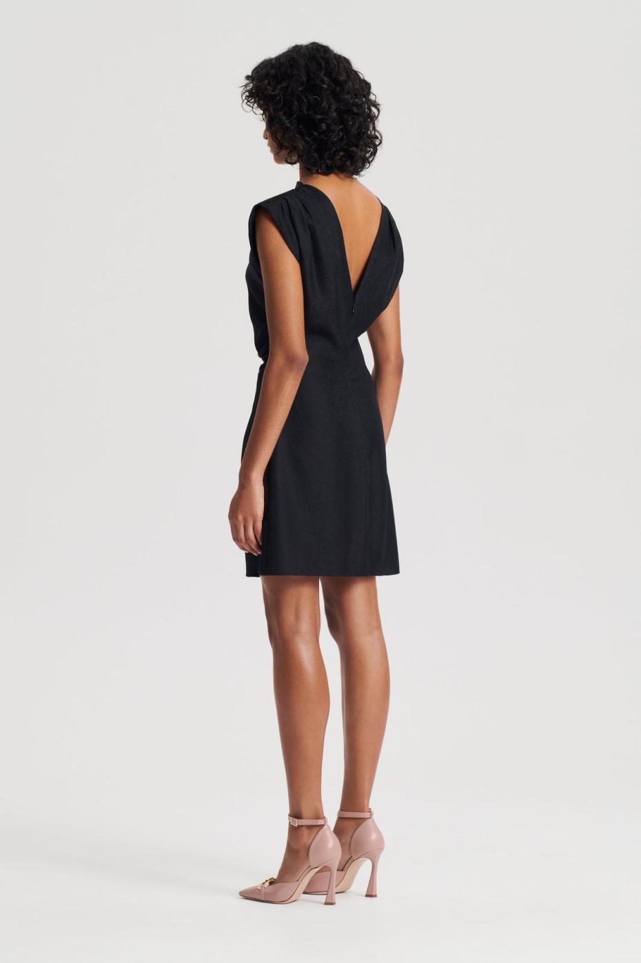 Dresses | Women Scanlan Theodore SILK JACQUARD MINI Black