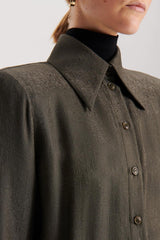 Dresses | Women Scanlan Theodore SILK JAQUARD WRAP DRESS Jungle