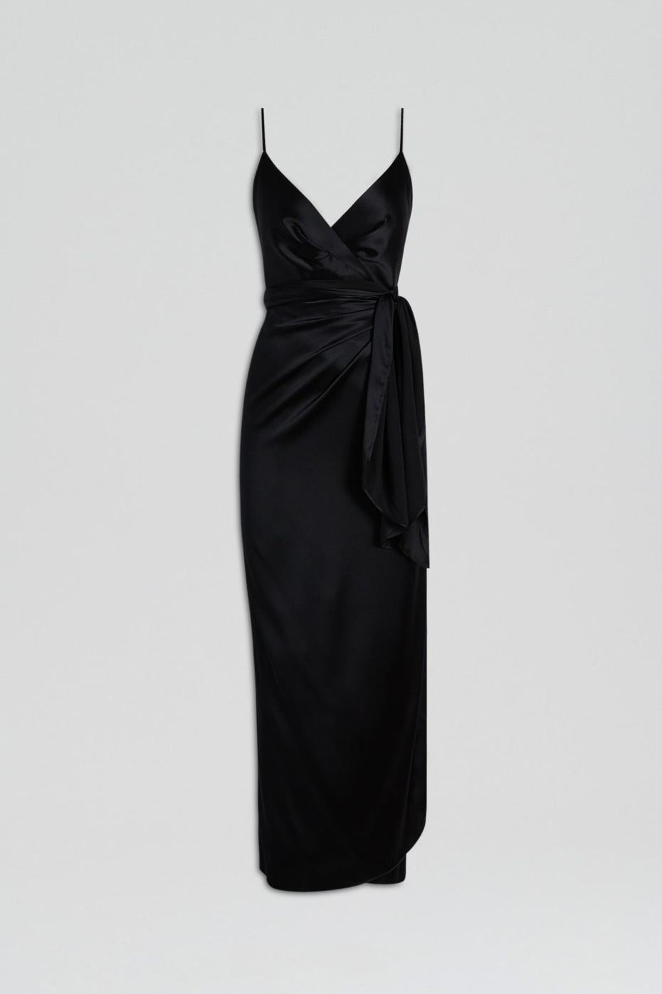 Dresses | Women Scanlan Theodore SILK WRAP DRESS Black