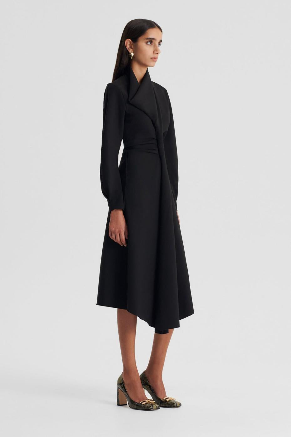 Dresses | Women Scanlan Theodore SOFT ROLL NECK DRESS Black