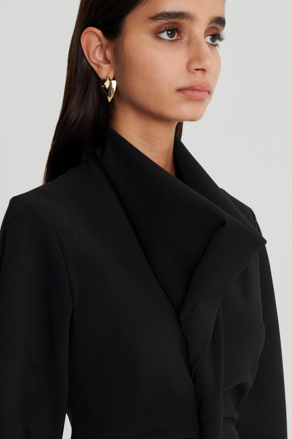 Dresses | Women Scanlan Theodore SOFT ROLL NECK DRESS Black