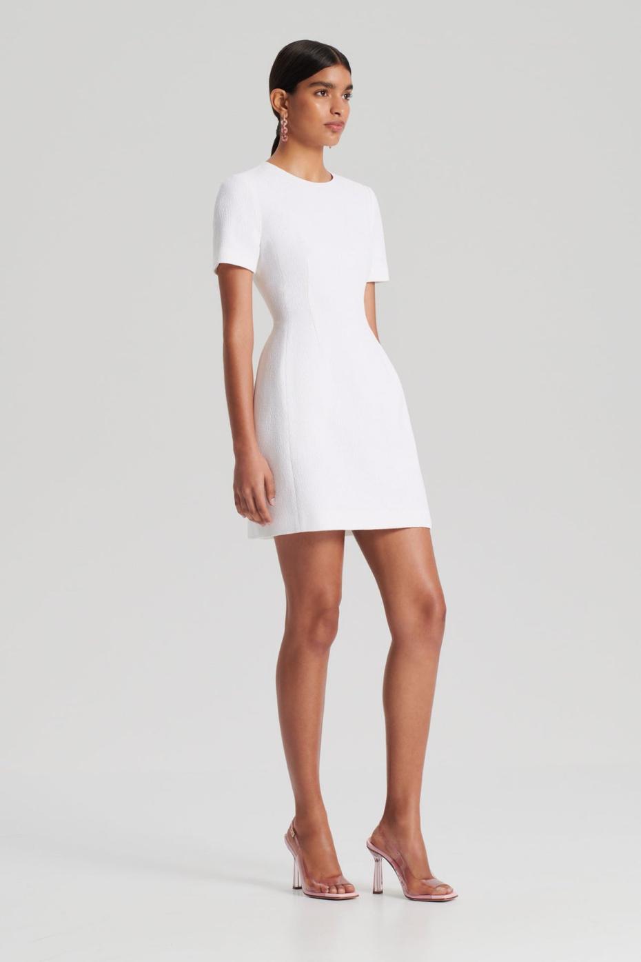 Dresses | Women Scanlan Theodore STRETCH REPTILE MINI DRESS White