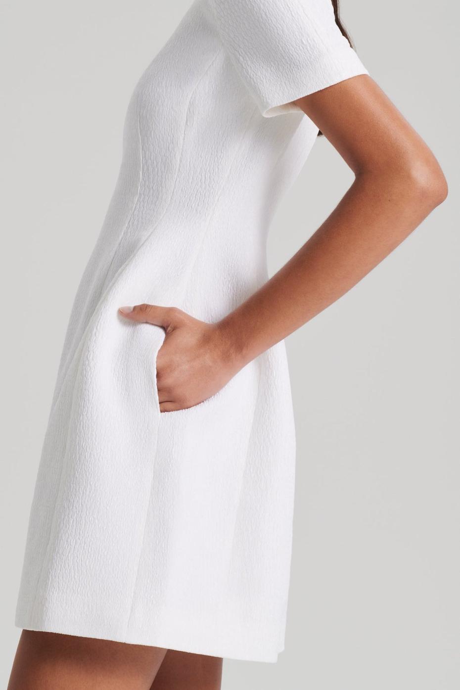 Dresses | Women Scanlan Theodore STRETCH REPTILE MINI DRESS White
