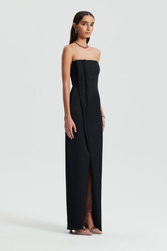 Dresses | Women Scanlan Theodore TINSEL GINGHAM GOWN Black