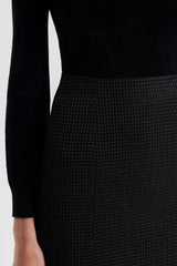 Dresses | Women Scanlan Theodore TINSEL GINGHAM SKIRT Black