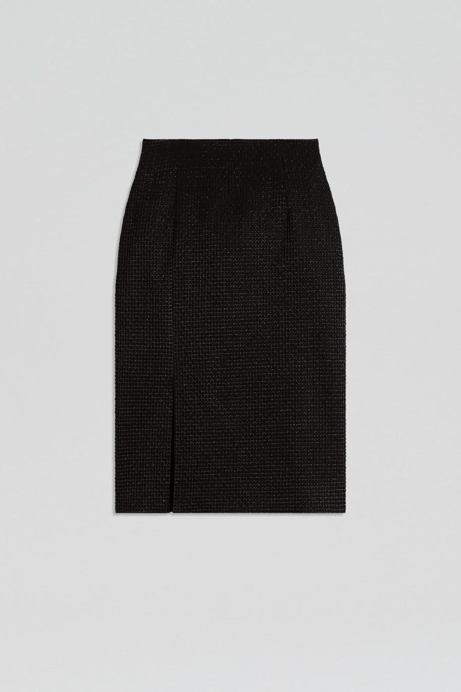 Dresses | Women Scanlan Theodore TINSEL GINGHAM SKIRT Black