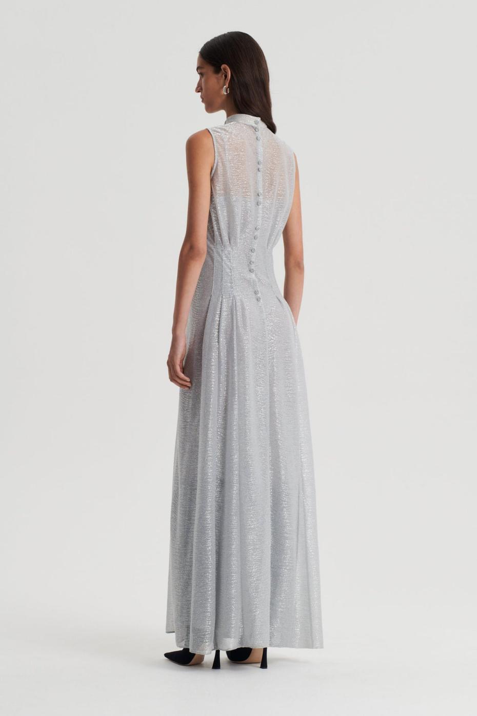Dresses | Women Scanlan Theodore TINSEL GOWN Silver